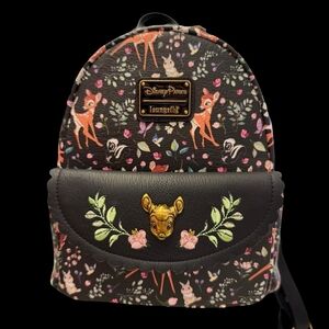 Loungefly Disney Parks  Bambi Woodland Floral Mini Backpack Nwt